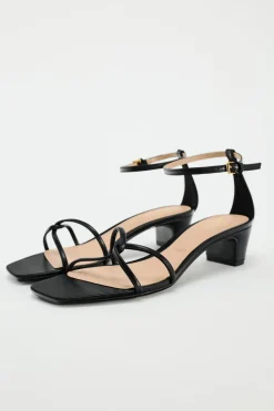 New SANDALIA TACÓN TIRAS Mujer Zapatos