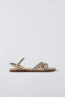 Niños ZARA 6 - 14 Años·Zapatos<SANDALIA BRILLOS