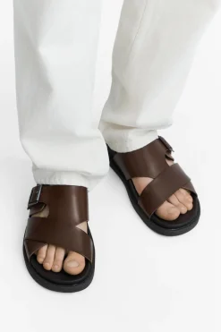 Best Sandalia Cruzada Hebilla Hombre Zapatos