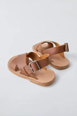 Niños ZARA 1½ - 6 Años·Zapatos|1½ - 6 Años·Zapatos<SANDALIA CRUZADA PIEL