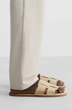 Fashion SANDALIA PIEL Hombre Zapatos