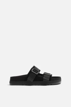 Outlet SANDALIA PIEL DOBLE TIRA Hombre Zapatos