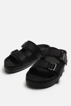 Outlet SANDALIA PIEL DOBLE TIRA Hombre Zapatos