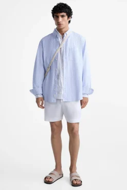 Fashion SANDALIA PIEL DOBLE TIRA Hombre Zapatos