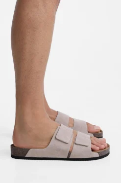 Fashion SANDALIA PIEL DOBLE TIRA Hombre Zapatos