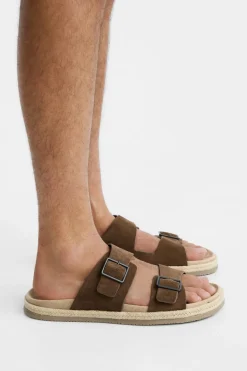 Clearance SANDALIA PIEL DOBLE TIRA Hombre Zapatos