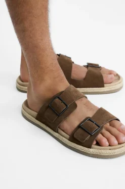 Clearance SANDALIA PIEL DOBLE TIRA Hombre Zapatos