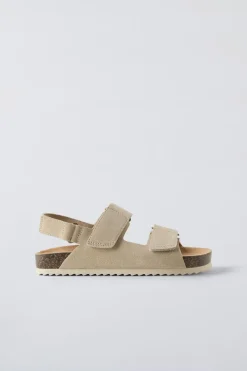 Niños ZARA 6 - 14 Años·Zapatos|6 - 14 Años·Zapatos<SANDALIA PIEL SERRAJE