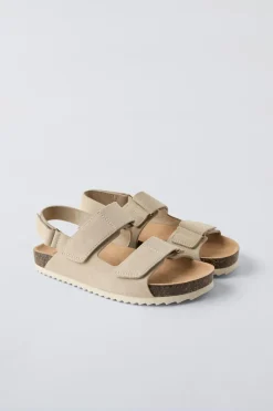 Niños ZARA 6 - 14 Años·Zapatos|6 - 14 Años·Zapatos<SANDALIA PIEL SERRAJE