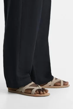 Outlet SANDALIA PIEL TIRAS Hombre Zapatos