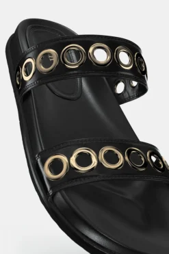 Outlet SANDALIA PLANA APLIQUES Mujer Zapatos