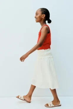 Niños ZARA 6 - 14 Años·Zapatos<SANDALIA PLANA CRUZADA