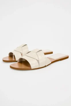 New SANDALIA PLANA CRUZADA Mujer Zapatos