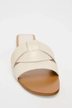 New SANDALIA PLANA CRUZADA Mujer Zapatos