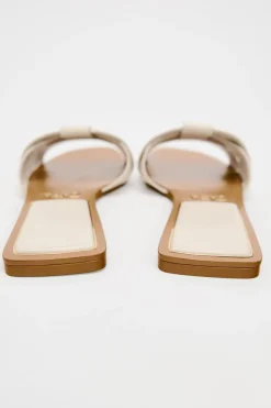 New SANDALIA PLANA CRUZADA Mujer Zapatos