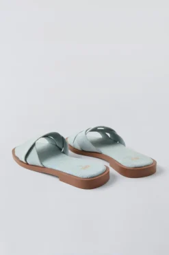 Niños ZARA 6 - 14 Años·Zapatos<SANDALIA PLANA DENIM