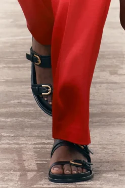 Clearance SANDALIA PLANA HEBILLAS Mujer Zapatos