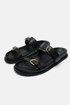 Clearance SANDALIA PLANA HEBILLAS Mujer Zapatos