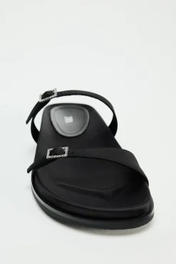 Clearance SANDALIA PLANA SATINADA Mujer Zapatos