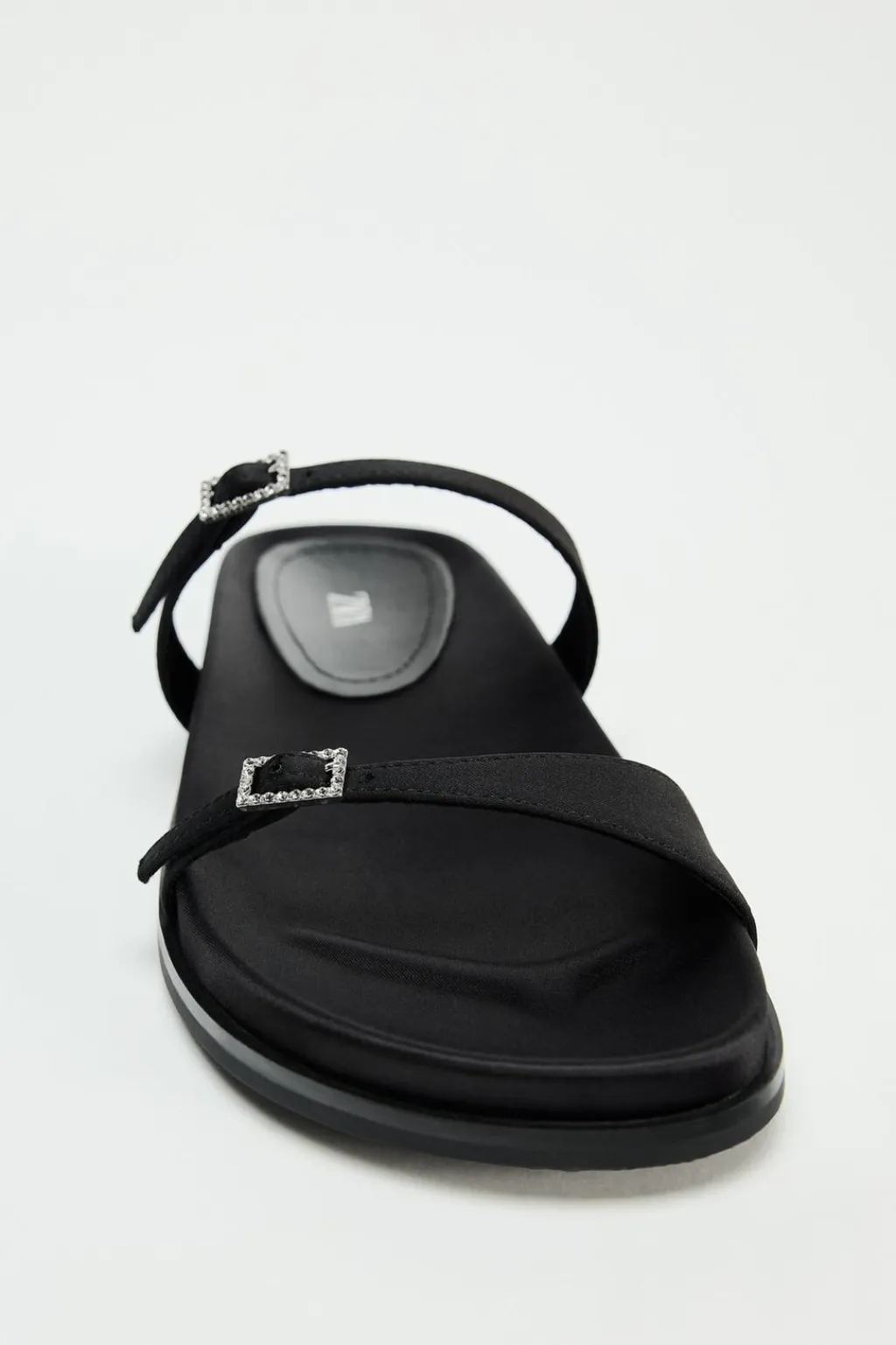 Clearance SANDALIA PLANA SATINADA Mujer Zapatos