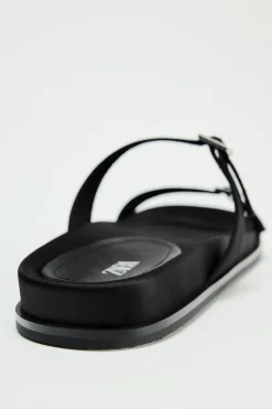 Clearance SANDALIA PLANA SATINADA Mujer Zapatos