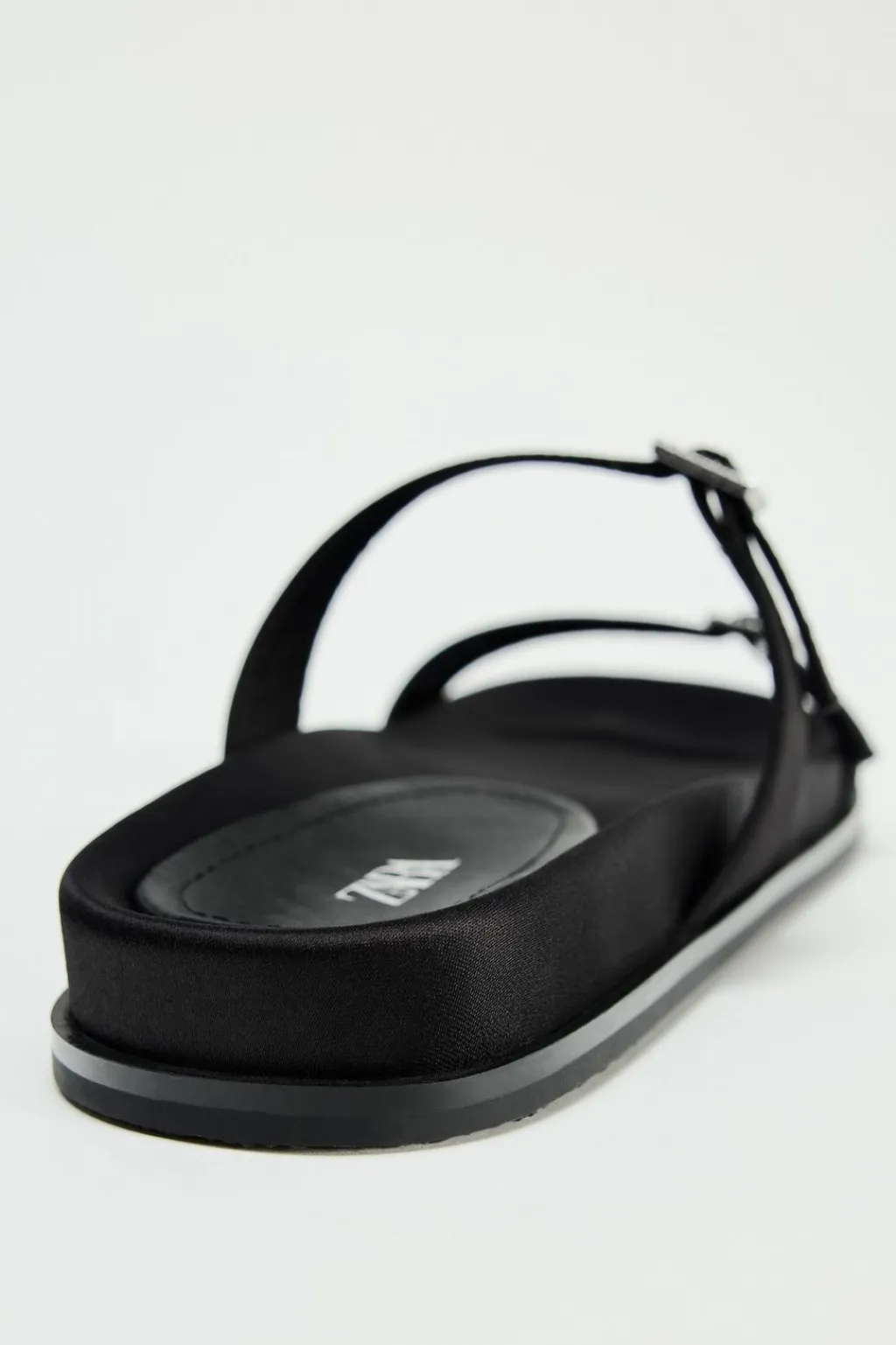 Clearance SANDALIA PLANA SATINADA Mujer Zapatos