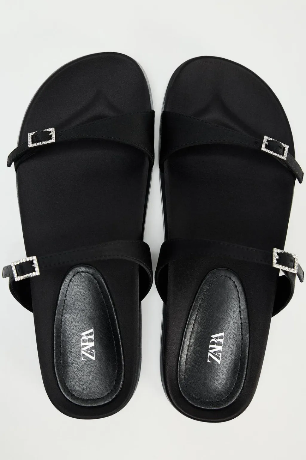 Clearance SANDALIA PLANA SATINADA Mujer Zapatos