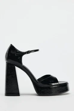 Hot SANDALIA PLATAFORMA EFECTO ACHAROLADO Mujer Zapatos