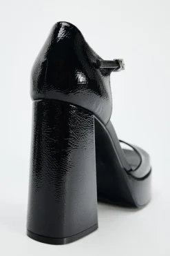 Hot SANDALIA PLATAFORMA EFECTO ACHAROLADO Mujer Zapatos