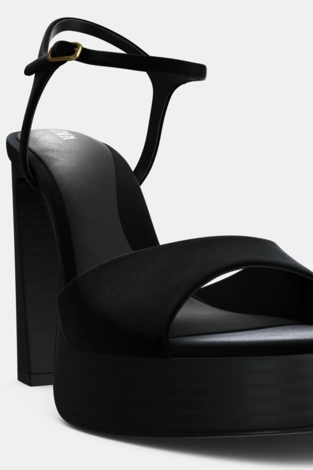 Best SANDALIA PLATAFORMA EFECTO TERCIOPELO Mujer Zapatos