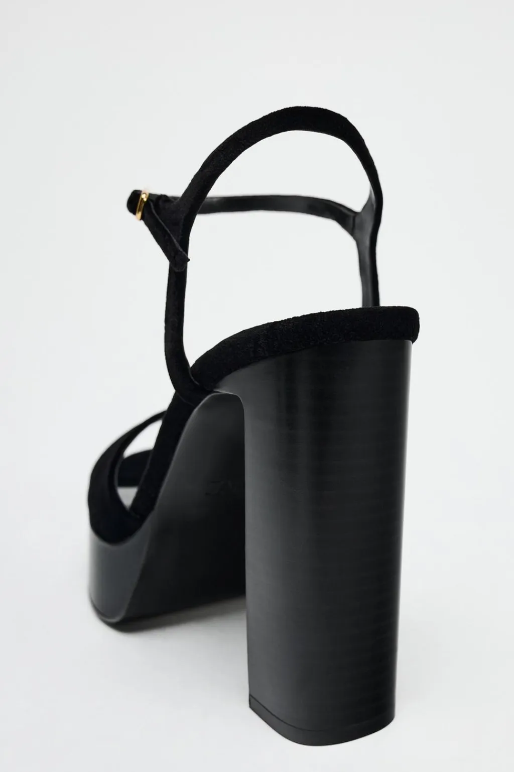 Best SANDALIA PLATAFORMA EFECTO TERCIOPELO Mujer Zapatos