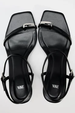 Online SANDALIA TACÓN ADORNO Mujer Zapatos