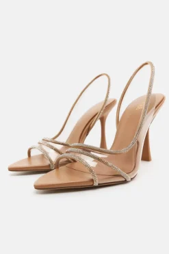 Hot SANDALIA TACÓN ALTO VINILO BRILLOS Mujer Zapatos