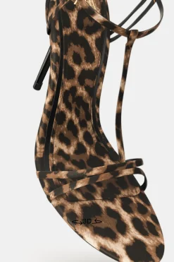 Best SANDALIA TACÓN ESTAMPADO ANIMAL Mujer Zapatos