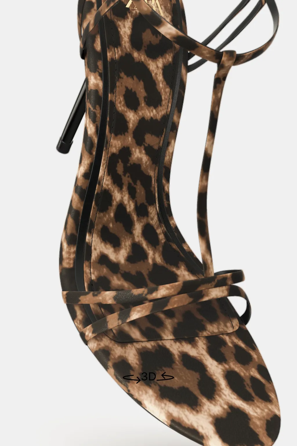 Best SANDALIA TACÓN ESTAMPADO ANIMAL Mujer Zapatos