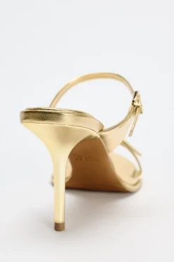 Best SANDALIA TACÓN HEBILLAS METALIZADA Mujer Zapatos