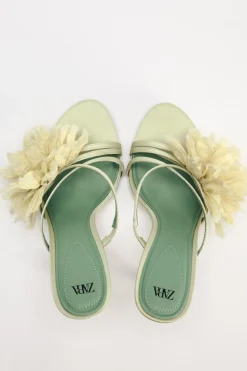 Online SANDALIA TACÓN MAXI FLOR Mujer Zapatos