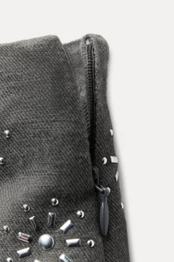 Discount SHORTS BORDADOS CON LINO ZW COLLECTION Mujer Faldas / Shorts