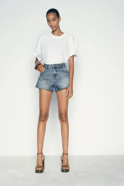 Online SHORTS Z1975 DENIM BAJO ROTOS Mujer Faldas / Shorts
