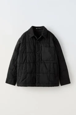 Niños ZARA 6 - 14 Años·Camisas / Sobrecamisas<SOBRECAMISA ACOLCHADA