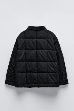 Niños ZARA 6 - 14 Años·Camisas / Sobrecamisas<SOBRECAMISA ACOLCHADA ETIQUETA