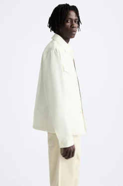 Outlet SOBRECAMISA ALGODÓN - LINO Hombre Sobrecamisas