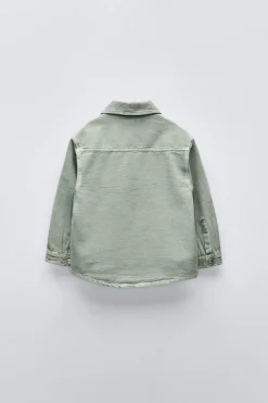 Niños ZARA 1½ - 6 Años·Camisas / Sobrecamisas<SOBRECAMISA BOLSILLOS