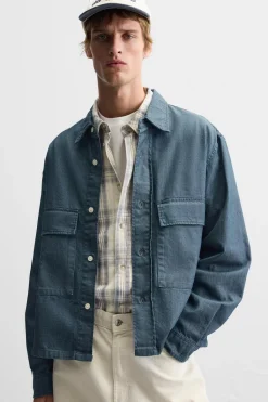 Outlet SOBRECAMISA BOLSILLOS Hombre Sobrecamisas