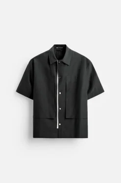 Online SOBRECAMISA BOLSILLOS Hombre Sobrecamisas