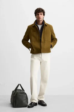 Sale SOBRECAMISA BOLSILLOS Hombre Sobrecamisas