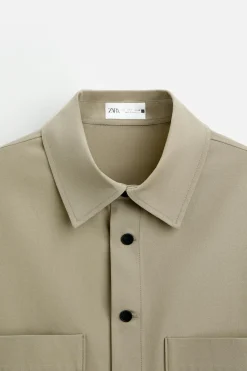 New SOBRECAMISA BOLSILLOS LIMITED EDITION Hombre Sobrecamisas