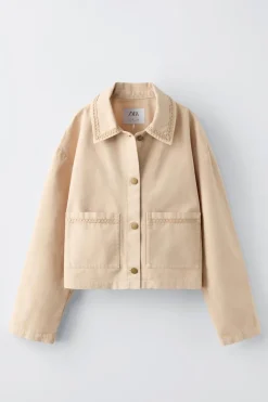 Niños ZARA 6 - 14 Años·Abrigos|6 - 14 Años·Total Look<SOBRECAMISA BORDADOS