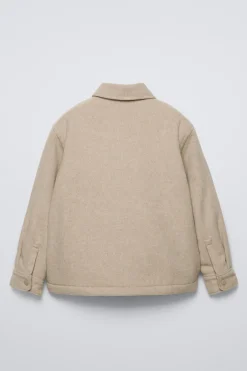 Niños ZARA 6 - 14 Años·Camisas / Sobrecamisas<SOBRECAMISA BORREGUILLO