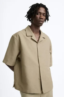 Hot SOBRECAMISA BOXY FIT Hombre Sobrecamisas